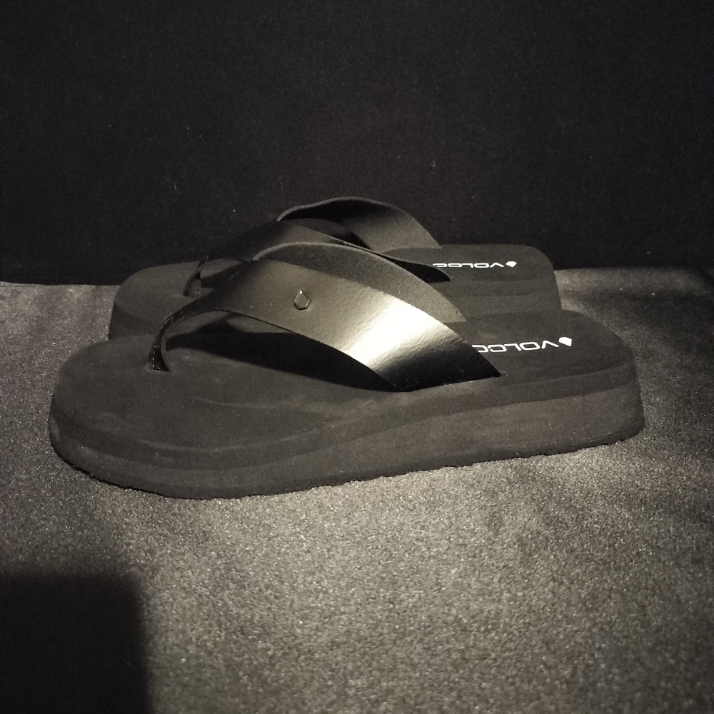 Volcom Black Flip Flops